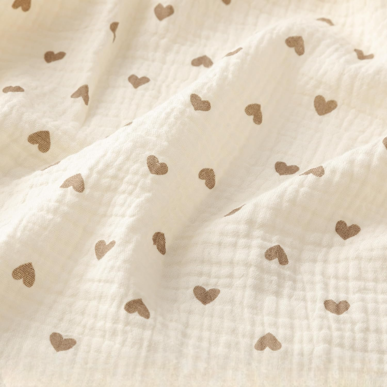 Serviette pour bebe - CottonBabyTowel™ - Coeur